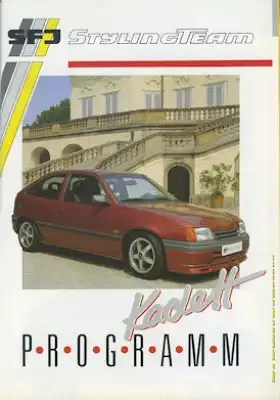 SFJ Stylingteam für Opel Katalog 3.1989
