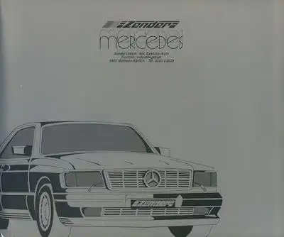 Mercedes-Benz Zender Programm 1984