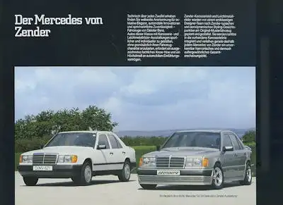 Mercedes-Benz Zender Programm 1985