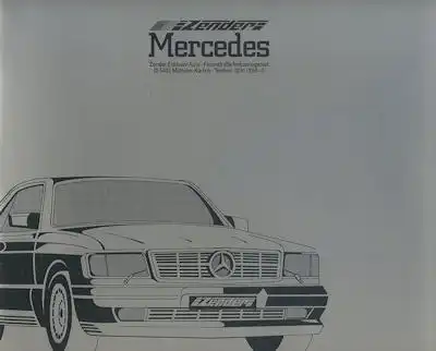 Mercedes-Benz Zender Programm 1985