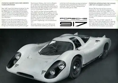 Porsche 917 Prospekt 3.1969