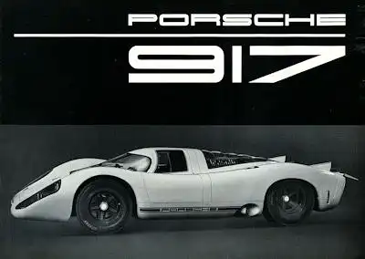 Porsche 917 Prospekt 3.1969