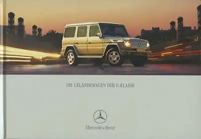 Mercedes-Benz G-Klasse Prospekt 6.2002