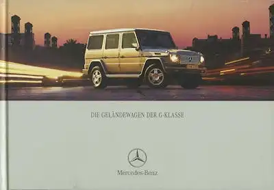 Mercedes-Benz G-Klasse Prospekt 8.2001