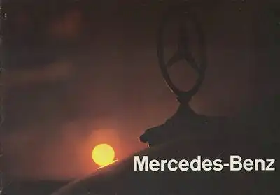 Mercedes-Benz US-Programm ca. 1969 e