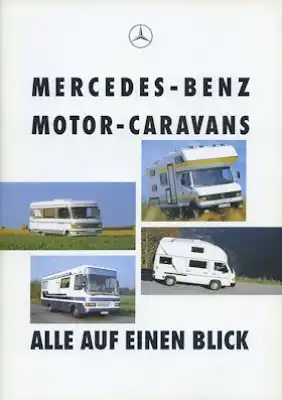 Mercedes-Benz Motor-Caravans Prospekt 4.1992