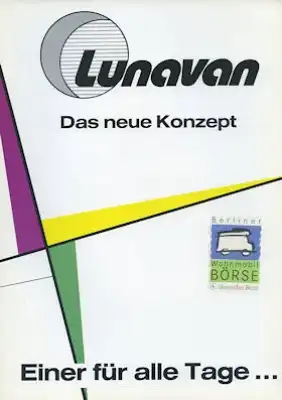 Mercedes-Benz MB 100 D Kombi II Lunavan Prospekt 1993