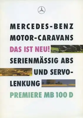 Mercedes-Benz Motor-Caravans Prospekt 8.1991
