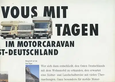 Mercedes-Benz Reise Prospekt 10.1990