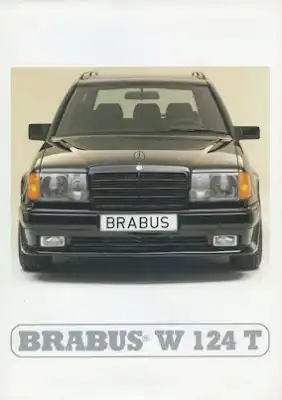 Mercedes-Benz W 124 T Brabus Prospekt 1980er Jahre