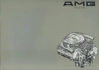 Mercedes-Benz AMG Programm Mappe 9.1987