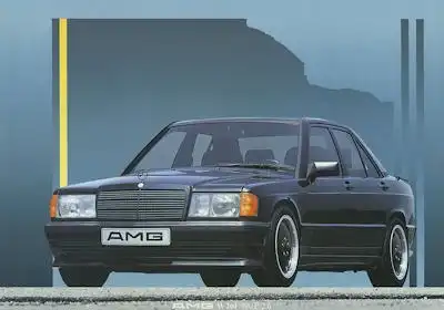 Mercedes-Benz AMG W 201 190 E 2,6 Prospekt 9.1987