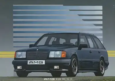 Mercedes-Benz AMG W 124 200-300 TE Prospekt 9.1987