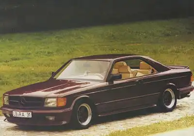 Mercedes-Benz AMG W 126 C Prospekt 1986/87