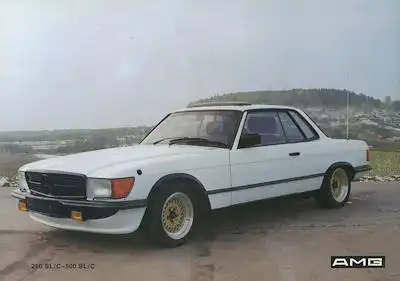 Mercedes-Benz AMG W 107 Prospekt 1986/87