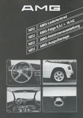 Mercedes-Benz AMG Zubehör prospekt ca. 1983