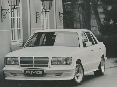 Mercedes-Benz AMG Pressemappe ca. 1983