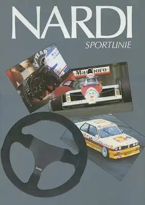 Nardi Lenkräder Sportline Prospekt ca. 1990