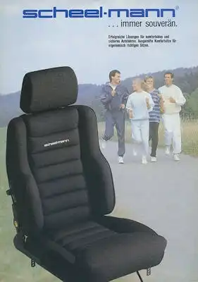 Scheelmann Sitze Prospekt ca. 1990