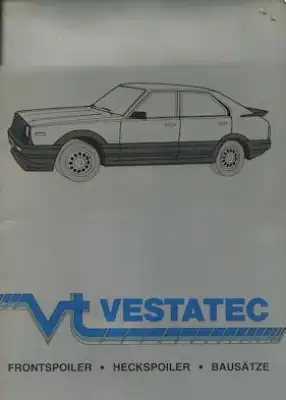 Vestatec Spoiler Prospekt-Mappe ca. 1982