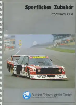 Burkert Fahrzeugteile GmbH Katalog 1981