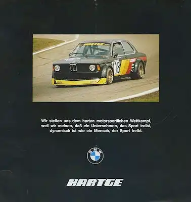 BMW Hartge Programm ca. 1980
