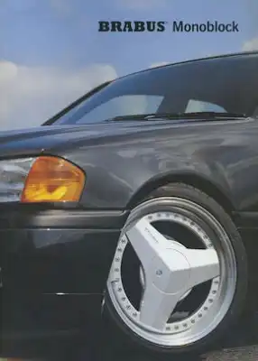 Mercedes-Benz Brabus Leichtmetallräder Prospekt 9.1993