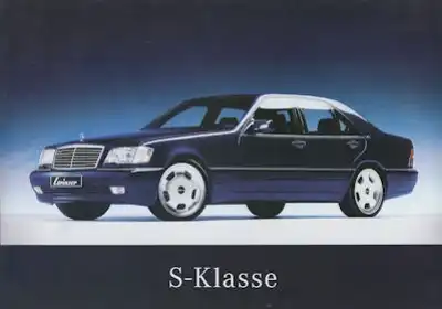 Mercedes-Benz Lorinser S-Klasse W 140 Prospekt 1998