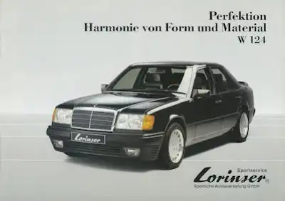 Mercedes-Benz W 124 Lorinser Prospekt ca. 1991