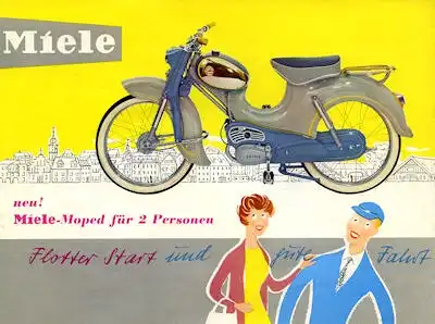 Miele Moped K 52 Prospekt ca. 1959