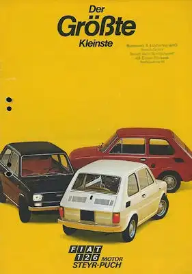 Steyr Fiat 126 Prospekt 1974