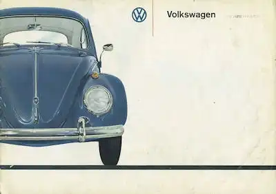 VW Käfer Prospekt 1961