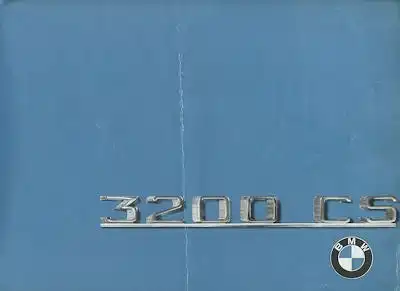 BMW 3200 CS Prospekt 5.1964
