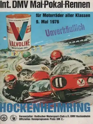 Programm Hockenheimring 9.5.1976