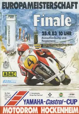 Ausschreibung Hockenheimring 25.9.1983