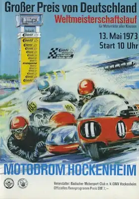 Programm Hockenheimring 13.5.1973