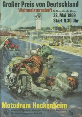 Programm Hockenheimring 22.5.1966