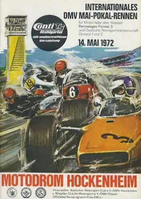 Programm Hockenheimring 14.5.1972