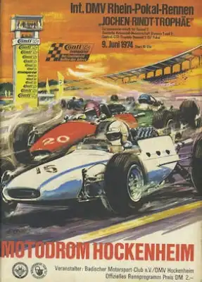 Programm Hockenheimring 9.6.1974