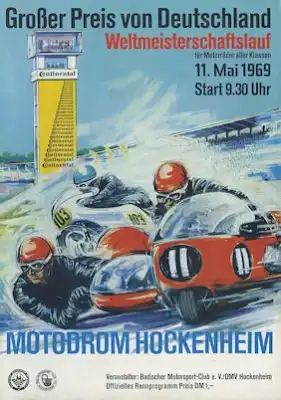 Programm Hockenheimring 11.5.1969