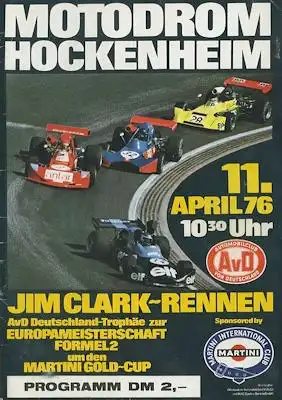 Programm Hockenheimring 11.4.1976