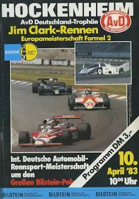 Programm Hockenheimring 10.4.1983
