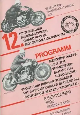 Programm Hockenheimring 8.9.1990