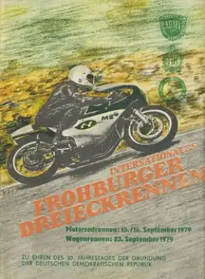 Programm 19. Froburger Dreieckrennen 1979