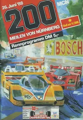 Programm Norisring 26.6.1988