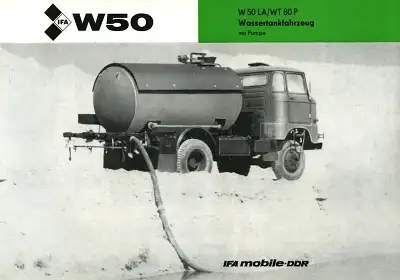 IFA W 50 LA/WT 80 P Prospekt 1981