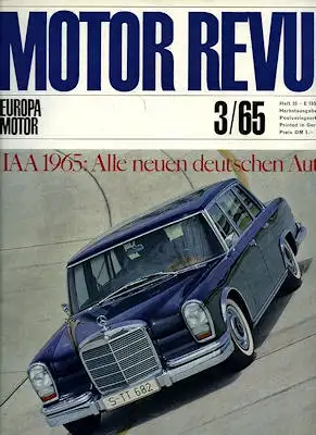 Motor Revue Nr.55 3.1965