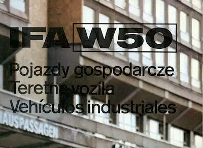IFA W 50 Lkw Programm 1974 pl