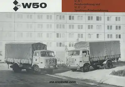 IFA W 50 L und L/SP Prospekt 1980