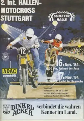 Programm Stuttgart 2. Hallen-Moto-Cross 16./17.11.1984